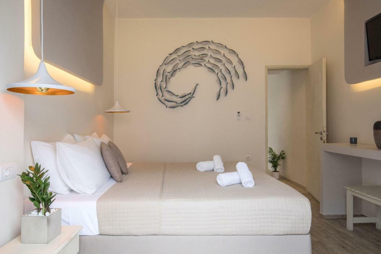 Light Blue Window Kamari Apartment ภายนอก รูปภาพ