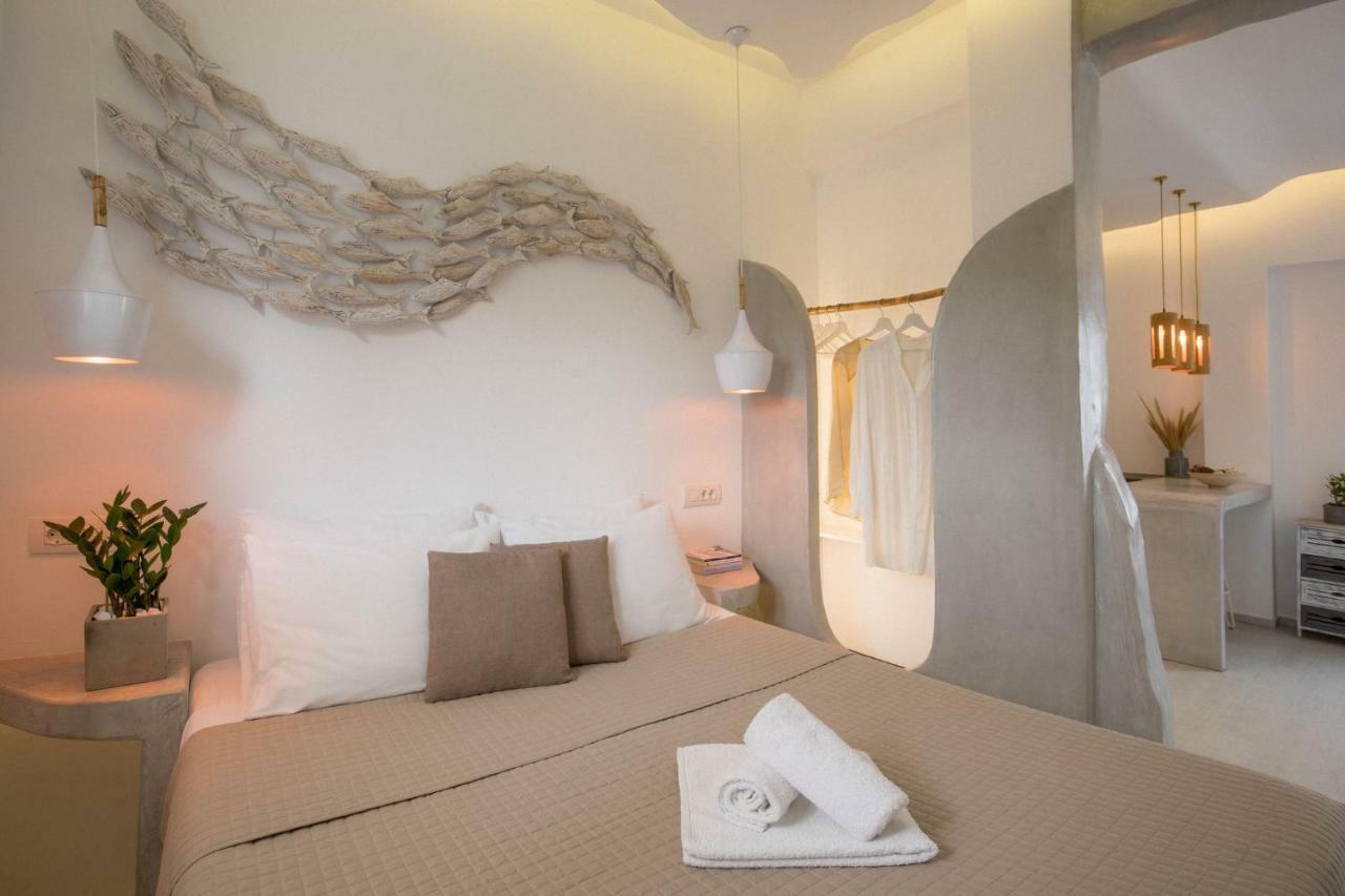 Light Blue Window Kamari Apartment ภายนอก รูปภาพ
